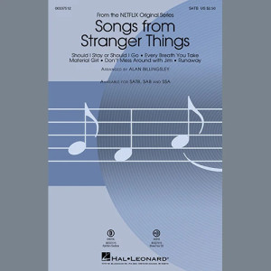 Songs from Stranger Things (arr. Alan Billingsley) - Bass