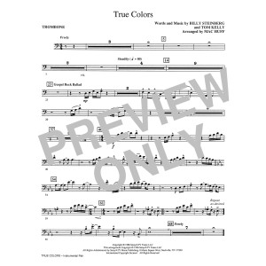 True Colors (arr. Mac Huff) - Trombone