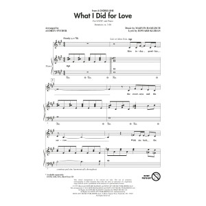 What I Did For Love (from A Chorus Line) (arr. Audrey Snyder)