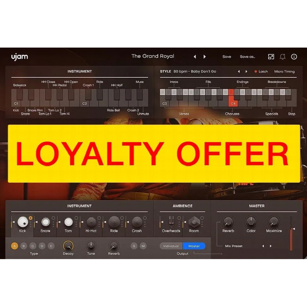 UJAM Crossgrade to LEGEND