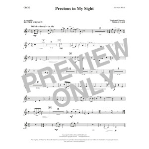 Precious in My Sight (arr. Heather Sorenson) - Oboe