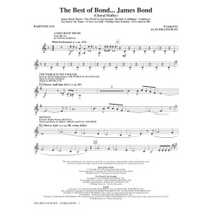 The Best Of Bond... James Bond (Choral Medley) - Baritone Sax