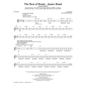 The Best Of Bond... James Bond (Choral Medley) - Guitar 2
