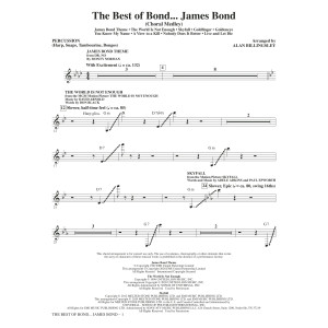 The Best Of Bond... James Bond (Choral Medley) - Percussion