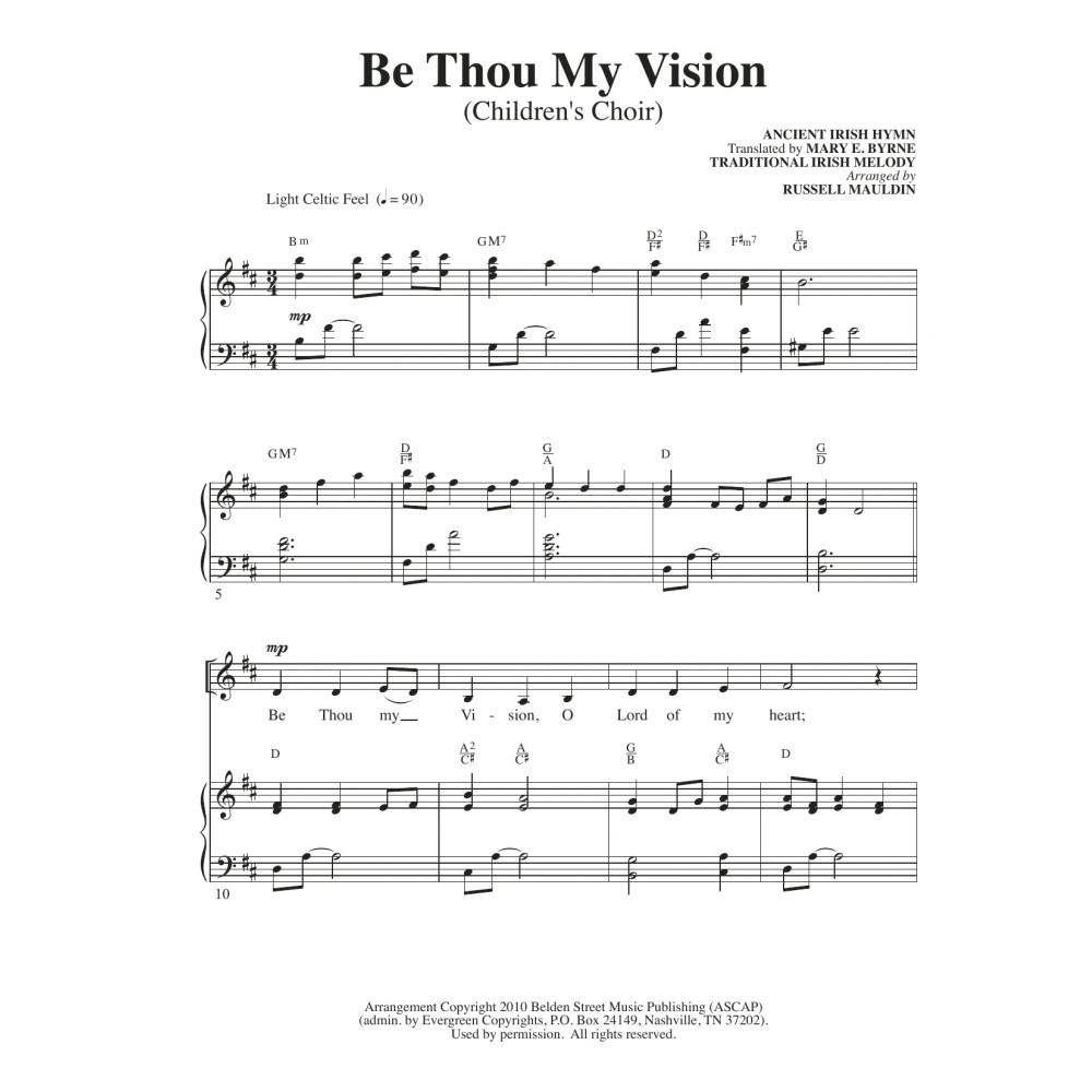 Be Thou My Vision (Children's Choir) (arr. Russell Mauldin)