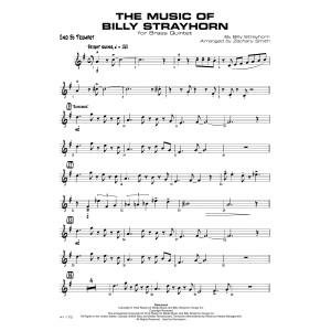 The Music Of Billy Strayhorn (Brass Quintet) (arr. Zachary Smith) - Bb Trumpet 2