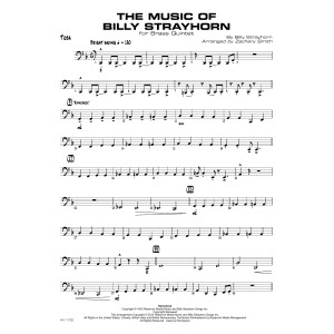 The Music Of Billy Strayhorn (Brass Quintet) (arr. Zachary Smith) - Tuba