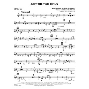 Just the Two of Us (arr. John Wasson) - Baritone Sax