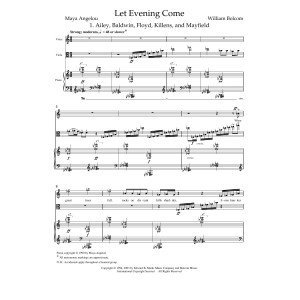 Let Evening Come (for soprano, viola and piano)