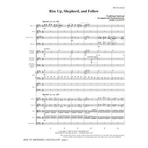 Rise Up, Shepherd, and Follow (arr. John Leavitt) - Full Score