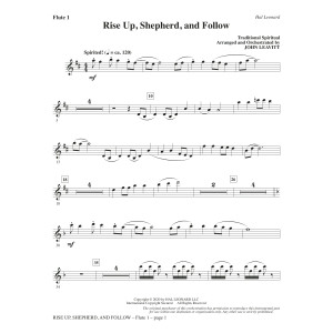 Rise Up, Shepherd, and Follow (arr. John Leavitt) - Flute 1
