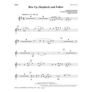 Rise Up, Shepherd, and Follow (arr. John Leavitt) - Oboe
