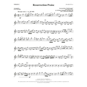 Resurrection Praise (arr. Stan Pethel) - Violin 1