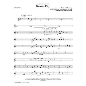 Kansas City (from Smokey Joe's Cafe) (arr. Mark Brymer) - Bb Trumpet 2