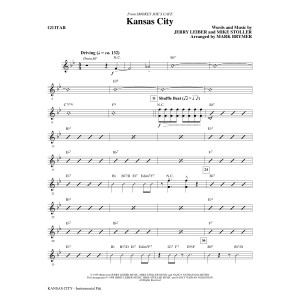 Kansas City (from Smokey Joe's Cafe) (arr. Mark Brymer) - Guitar