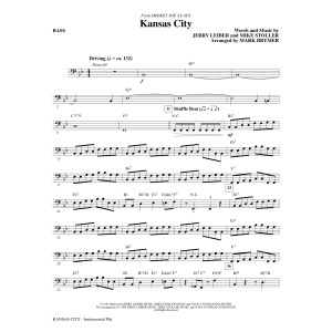 Kansas City (from Smokey Joe's Cafe) (arr. Mark Brymer) - Electric Bass