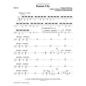 Kansas City (from Smokey Joe's Cafe) (arr. Mark Brymer) - Drums