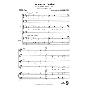 Da Pacem Domine (arr. John Leavitt)