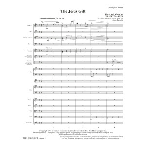 The Jesus Gift (arr. John Leavitt) - Full Score