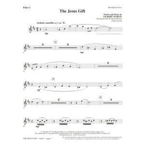 The Jesus Gift (arr. John Leavitt) - Flute 2