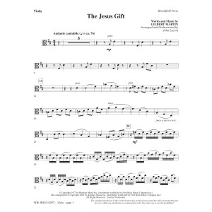 The Jesus Gift (arr. John Leavitt) - Viola