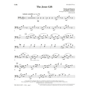 The Jesus Gift (arr. John Leavitt) - Cello