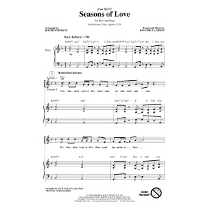 Seasons Of Love (from Rent) (arr. Roger Emerson)