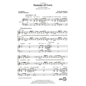 Seasons Of Love (from Rent) (arr. Roger Emerson)