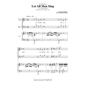 Let All Men Sing