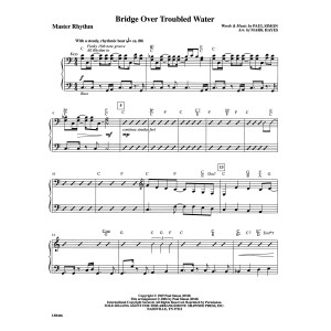 Bridge Over Troubled Water (arr. Mark Hayes) - Master Rhythm