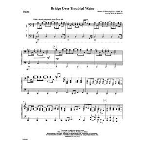 Bridge Over Troubled Water (arr. Mark Hayes) - Piano