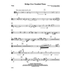 Bridge Over Troubled Water (arr. Mark Hayes) - Viola