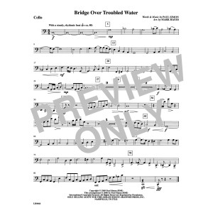 Bridge Over Troubled Water (arr. Mark Hayes) - Cello
