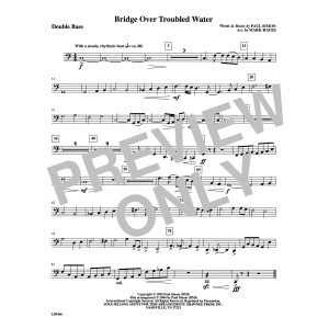 Bridge Over Troubled Water (arr. Mark Hayes) - Double Bass