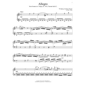 Allegro, K. 545