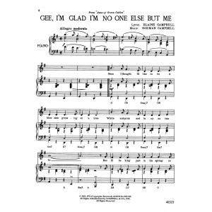 Gee, I'm Glad I'm No One Else But Me (from Anne Of Green Gables)