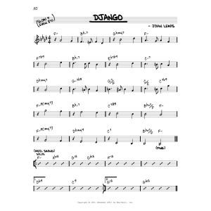 Django [Reharmonized version] (arr. Jack Grassel)