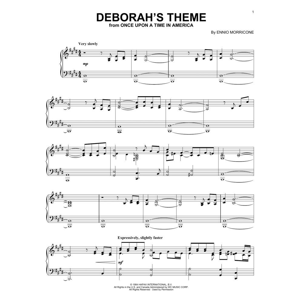 Deborah's Theme (from Once Upon A Time In America)