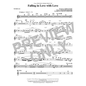 Falling in Love with Love (from The Boys From Syracuse) (arr. Paris Rutherford) - Tenor Sax
