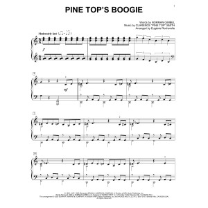 Pine Top's Boogie [Boogie-woogie version] (arr. Eugénie Rocherolle)