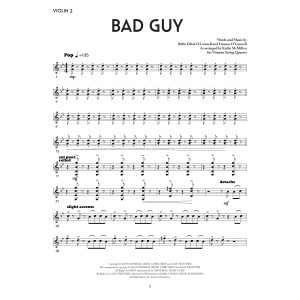 bad guy (from the Netflix series Bridgerton) - Violin 2