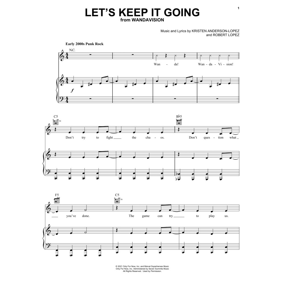 Let's Keep It Going (from WandaVision)