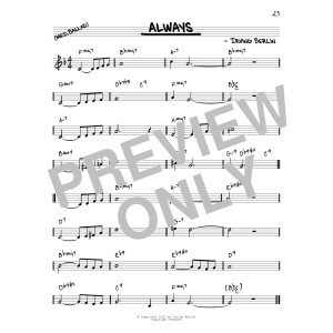Always [Reharmonized version] (arr. Jack Grassel)