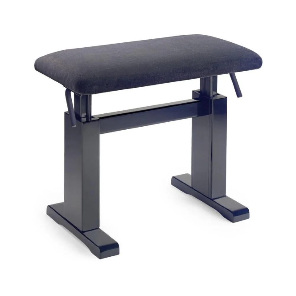 Stagg PBH 780 Banqueta de Piano Negro Mate Terciopelo Negro