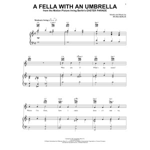 A Fella With An Umbrella (from Easter Parade)