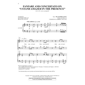 Fanfare And Concertato On "I Stand Amazed In The Presence" (arr. Jon Paige & Brad Nix)