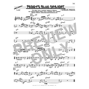 Peggy's Blue Skylight [Reharmonized version] (arr. Jack Grassel)