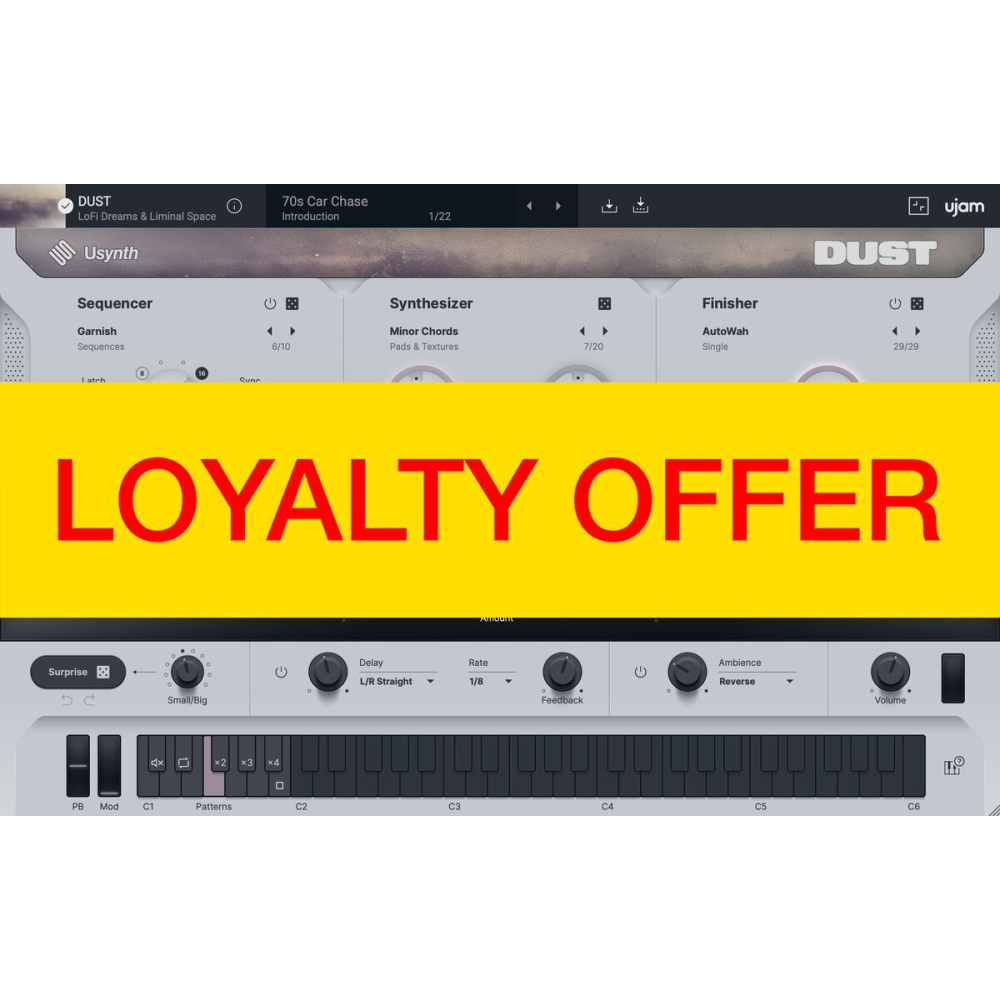 UJAM DUST Loyalty Offer