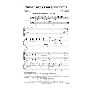 Bridge Over Troubled Water (arr. Mark Hayes)