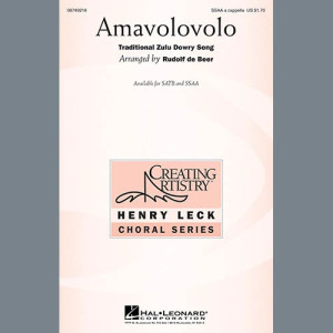 Amavolovolo (arr. Rudolf de Beer)